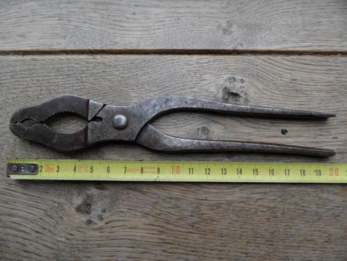 Antieke sierlijke combinatietang met draadsnijder met merk, Antiek en Kunst, Antiek | Gereedschap en Instrumenten, Ophalen of Verzenden