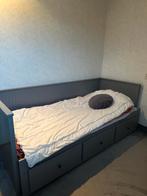 IKEA Hemnes bedbank met drie lades, Huis en Inrichting, Slaapkamer | Bedden, Ophalen, Wit, Tweepersoons, Zo goed als nieuw