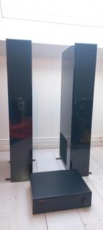 NHT AVT-2 Speakerset met SA-3 laagversterker, Audio, Tv en Foto, Luidsprekers, Gebruikt, 120 watt of meer, Front, Rear of Stereo speakers