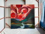 Moderne schilderij, Antiek en Kunst, Kunst | Schilderijen | Abstract, Ophalen of Verzenden