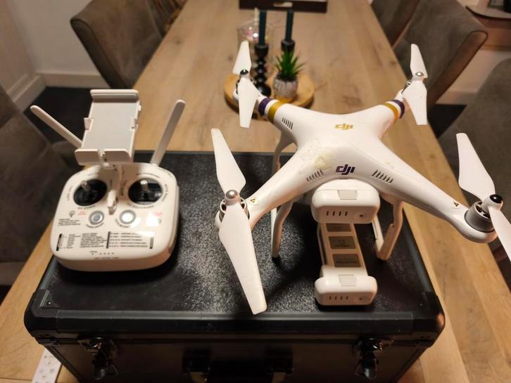 DJI Phantom 3 Pro 4K Drone, Hobby en Vrije tijd, Modelbouw | Radiografisch | Helikopters en Quadcopters, Gebruikt, Quadcopter of Multicopter