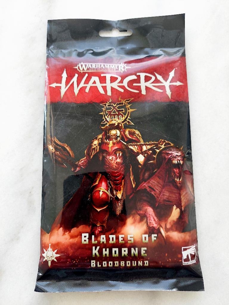Blades of Khorne Bloodbound Warcry Cards Warhammer, Hobby en Vrije tijd, Wargaming, Ophalen of Verzenden, Nieuw, Warhammer, Toebehoren