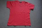 RODE TOP met V hals Maat S, Ophalen of Verzenden, Zo goed als nieuw, Rood, Zonder mouw