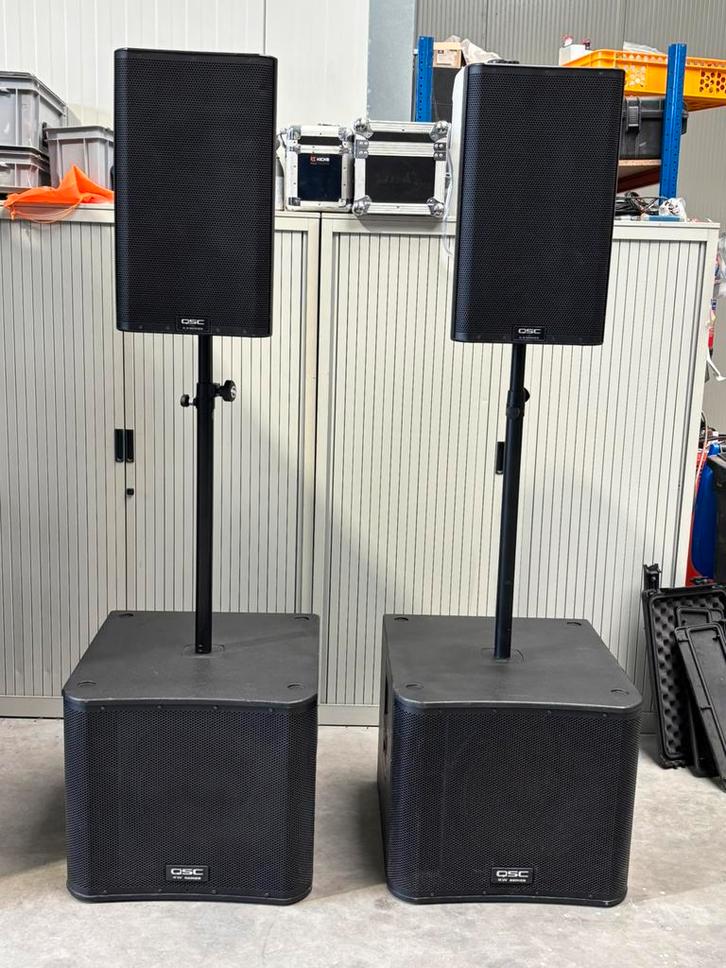 Qsc K12.2 & KW181 set, Audio, Tv en Foto, Professionele Audio-, Tv- en Video-apparatuur, Gebruikt, Audio, Ophalen