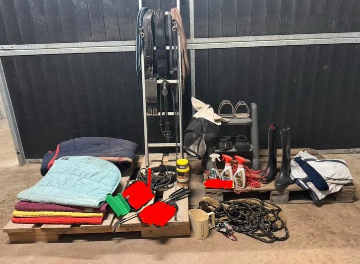 Veel paarden spullen 1 koop, Dieren en Toebehoren, Paarden en Pony's | Overige Paardenspullen, Zo goed als nieuw, Recreatie, Ophalen