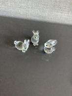 Swarovski konijnen set, Verzamelen, Swarovski, Ophalen of Verzenden, Zo goed als nieuw, Figuurtje