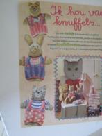 Borduurpatroon  3 Knuffels maken   nr 5835, Hobby en Vrije tijd, Borduren en Borduurmachines, Verzenden, Nieuw, Handborduren, Patroon