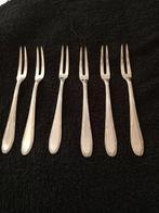 6 verzilverde vintage taartvorkjes  WMF, Antiek en Kunst, Antiek | Goud en Zilver, Ophalen of Verzenden