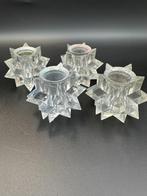 4 X Mid Century Lucite Kandelaar Set, Kunststof, Gebruikt, Overige kleuren, Ophalen of Verzenden