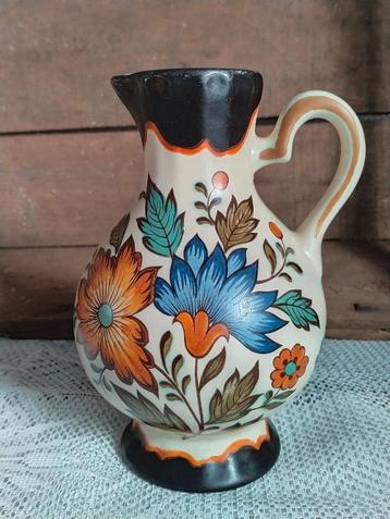 Vintage kruikje/ vaasje Flora Gouda Plateel AANBIEDING beschikbaar voor biedingen