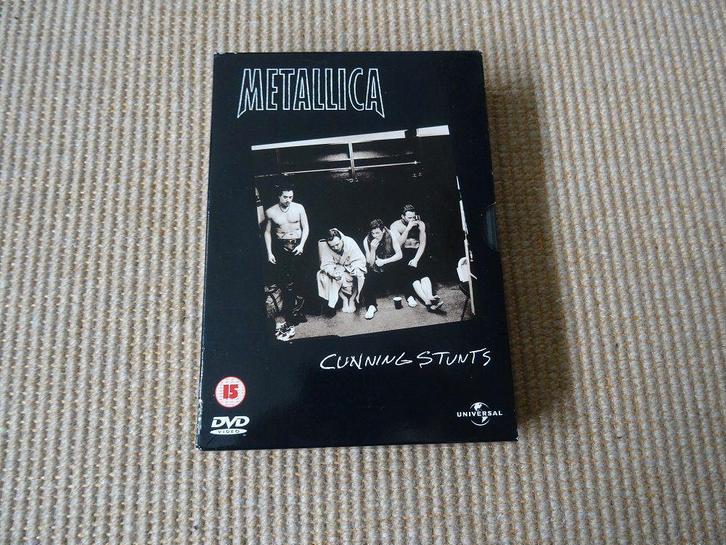 Metallica Cunning Stunts - Live 1997 LIVE dubbel DVD box set, Cd's en Dvd's, Dvd's | Muziek en Concerten, Gebruikt, Muziek en Concerten