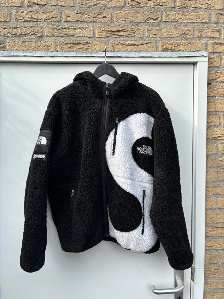 Supreme The North Face S Logo Fleece Jacket - Maat M, Kleding | Heren, Jassen | Winter, Zo goed als nieuw, Maat 48/50 (M), Zwart