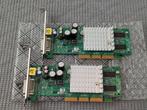 2 stuks n.o.s. geforce mx440 agp, Ophalen of Verzenden, Zo goed als nieuw, Desktop