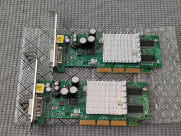2 stuks n.o.s. geforce mx440 agp beschikbaar voor biedingen