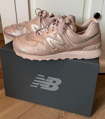 New Balance WL574 sneakers roze maat 40