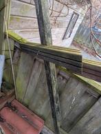 Hardhouten balken en palen - diverse afmetingen, Doe-het-zelf en Verbouw, Hout en Planken, Gebruikt, Balk, Overige houtsoorten
