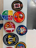 Lot brandweer emblemen, Embleem of Badge, Nederland, Ophalen of Verzenden