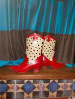 Rode Rubberen Cowboy Laarzen - Festival Proof!, Ophalen of Verzenden, Rood
