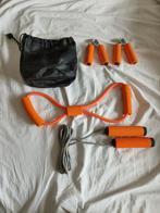 Workout set met elastiek banden, Sport en Fitness, Ophalen, Zo goed als nieuw