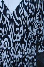 Jurk creme/ zwart FSTVL mt XL Vaste prijs OPRUIMING, Zwart, Maat 46/48 (XL) of groter, Ophalen of Verzenden, Knielengte