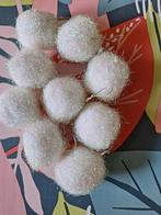 KERSTBALLEN 9 st. zilver, 5cm., Ophalen, Zo goed als nieuw