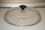 le creuset glazen pannendeksel 27,5 cm dia (247), Ophalen of Verzenden, Gebruikt, Glas, Koekenpan of Braadpan