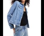 Spijker jas breshka denim maat s, Verzenden, Zo goed als nieuw, Blauw