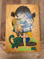 Rolf schoolmateriaal XL houten puzzel meisje met poppen zgan, 2 tot 4 jaar, 10 tot 50 stukjes, Ophalen of Verzenden, Zo goed als nieuw