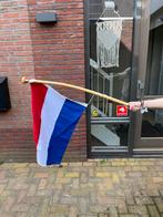 Nederlandse vlag boot gebogen stok, Diversen, Vlaggen en Wimpels, Nieuw, Ophalen of Verzenden