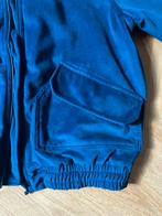 Blauwe Pannesamt Jas - Maat 152/158 (12 jaar), Ophalen of Verzenden, Zo goed als nieuw, Jongen of Meisje, Jas