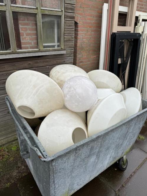 Kunststof straatlantaarn bollen diverse modellen, Tuin en Terras, Buitenverlichting, Zo goed als nieuw, Overige typen, Kunststof