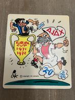 Grote vintage Ajax sticker jaren 70 Dik Bruynesteyn - 4, Verzamelen, Sportartikelen en Voetbal, Ophalen of Verzenden, Zo goed als nieuw