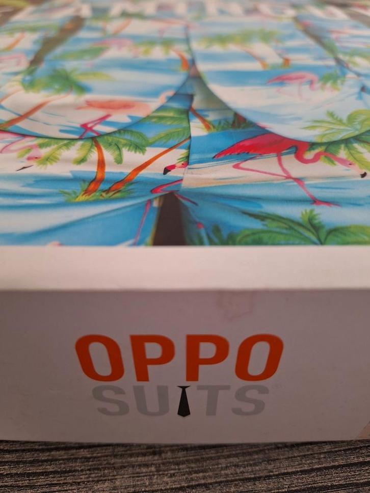 Nieuw! OppoSuits Flaminguy Maat 48/50 (M), Kleding | Heren, Kostuums en Colberts, Zo goed als nieuw, Maat 48/50 (M), Overige kleuren