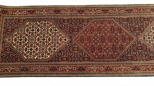 Perzisch tapijt Bidjar Loper 396x80/Vloerkleed/Kelim/Oosters, Huis en Inrichting, Stoffering | Tapijten en Kleden, Nieuw, 50 tot 100 cm