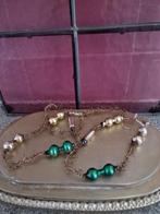 Antieke  Glas Kerstslinger met Tinsel, Diversen, Kerst, Ophalen of Verzenden, Zo goed als nieuw