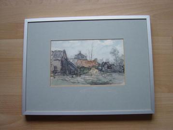 Aquarel Harry Zeegers beschikbaar voor biedingen