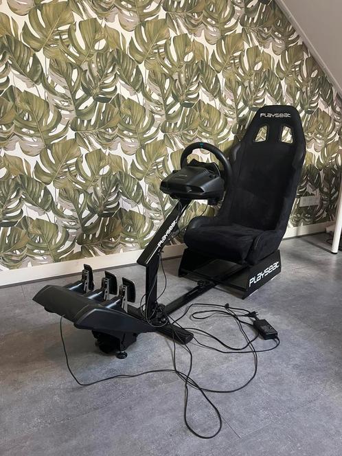 Playseat Evolution Alcantara + Logitech G29, Spelcomputers en Games, Spelcomputers | Sony PlayStation Consoles | Accessoires, Zo goed als nieuw