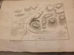 Gravure Plattegrond Axum 1820 Henry Salt (1780-1827), Antiek en Kunst, Kunst | Etsen en Gravures, Ophalen