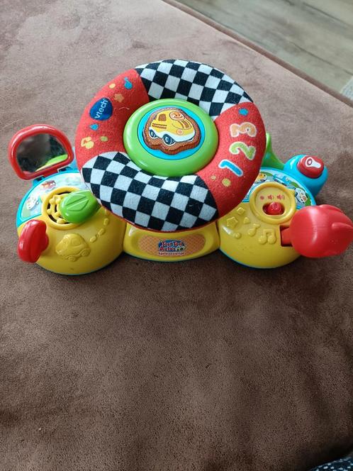 Keurig werkend VTech stuurtje met licht en geluid, Kinderen en Baby's, Speelgoed | Vtech, Zo goed als nieuw, 6 maanden tot 2 jaar