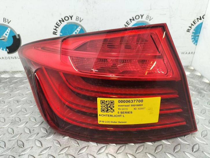 BMW 5 SERIES F10LCI 530d High Executive  ACHTERLICHT L 2015, Auto-onderdelen, Verlichting, Gebruikt, ARN erkend, Stiba lid, Erkend duurzaam