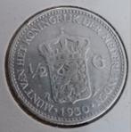Een 1/2 zilveren Gulden, Ophalen of Verzenden, Koningin Wilhelmina, 1 gulden
