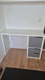 Kallax ikea bureau plus extra's, Ophalen, Zo goed als nieuw