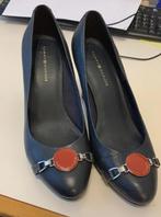 Tommy Hilfiger leren hakken - maat 37, Pumps, Blauw, Ophalen of Verzenden, Zo goed als nieuw