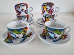 Prachtige kop en schotels gezichten Josien Broeren servies, Ophalen of Verzenden, Zo goed als nieuw, Overige stijlen, Kop(pen) en/of Schotel(s)