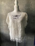Crème boho gehaakte hes/truitje van Yessica maat M, Maat 38/40 (M), Nieuw, Ophalen of Verzenden, Korte mouw