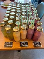 100x glazen flesjes 250ml + gouden deksel - per set, Ophalen of Verzenden, Zo goed als nieuw, Overige typen