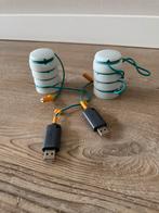 Biolite lampjes 2x, Caravans en Kamperen, Zaklampen, Ophalen of Verzenden, Gebruikt, Accu