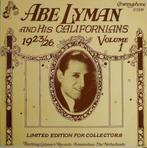 Abe Lyman And His Californians ‎– Volume 1 (1923-26) lp, Cd's en Dvd's, Vinyl | Jazz en Blues, 1960 tot 1980, Jazz, Gebruikt, Ophalen of Verzenden