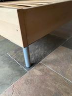 Eenpersoonsbed met lattenbodem, Ophalen, 90 cm, Eenpersoons, Beige