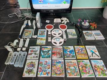 Nintendo wii compleet met spellen en accessoires beschikbaar voor biedingen